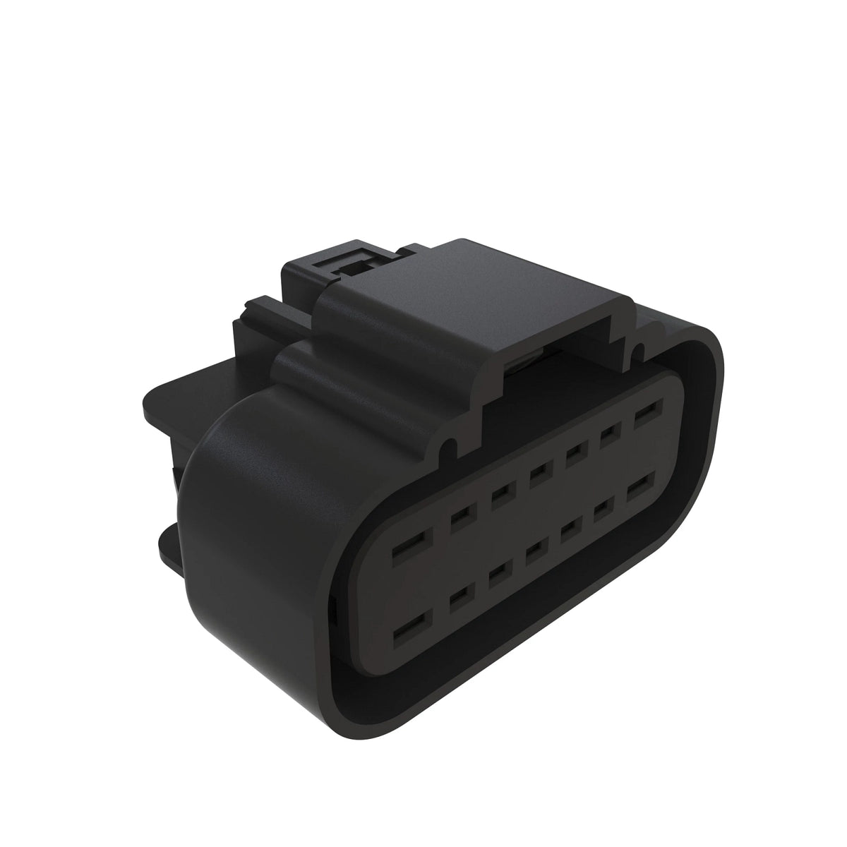 57M8920: Fits John Deere 57M8920 Black External Electrical Connector Housing, Cavities 14 – Genuine OEM