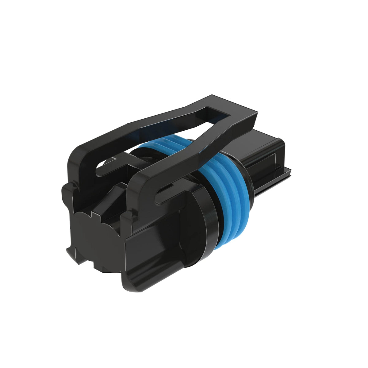 57M8923: Fits John Deere 57M8923 Black External Electrical Connector Housing, 2 Cavities – Genuine OEM