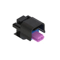 57M8924: Fits John Deere 57M8924 Black External Electrical Connector Housing, 2 Cavities – Genuine OEM
