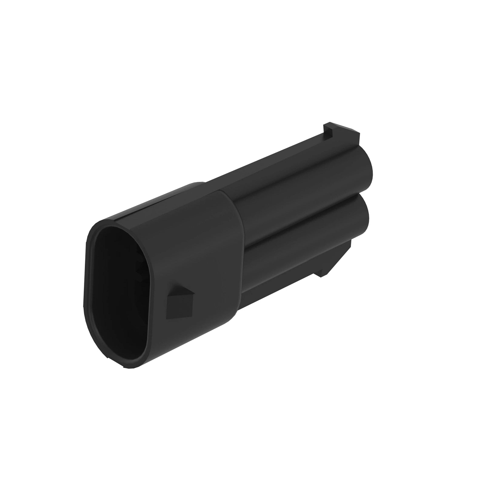 57M8958: Fits John Deere 57M8958 Black Internal Electrical Connector Housing, 2 Cavities – Genuine OEM