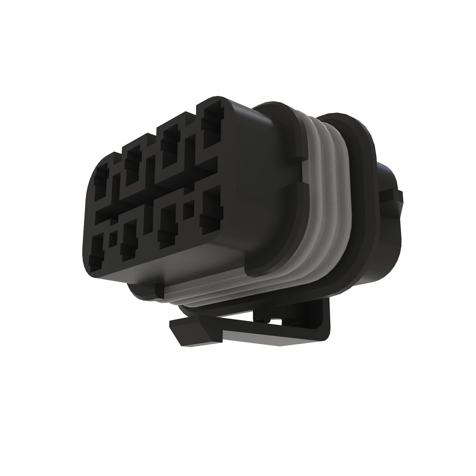 57M8984: Fits John Deere 57M8984 Gray Internal Electrical Connector Housing, 6 Cavities – Genuine OEM