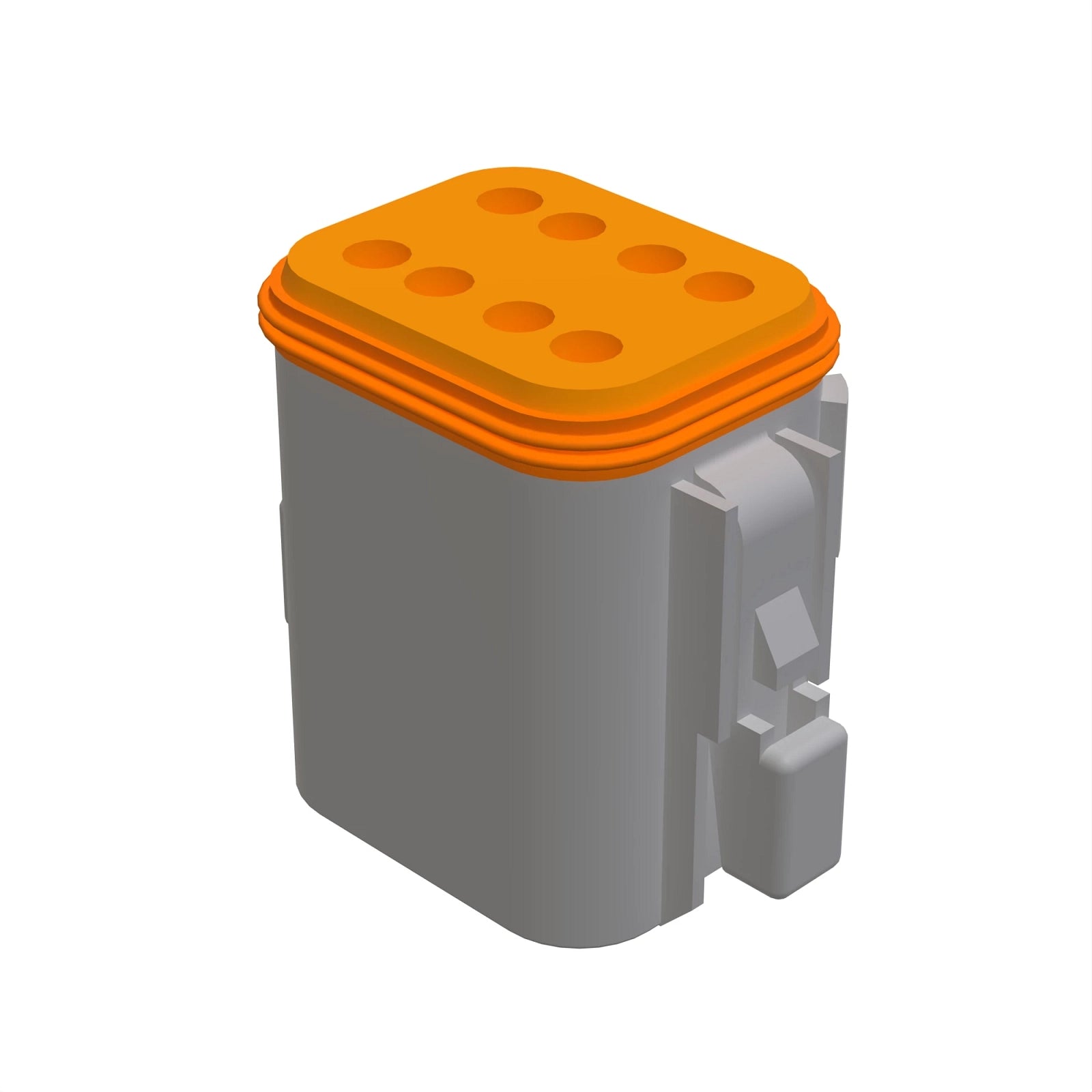 57M9032: Fits John Deere 57M9032 Gray Internal Electrical Connector Housing, Cavities 8 – Genuine OEM
