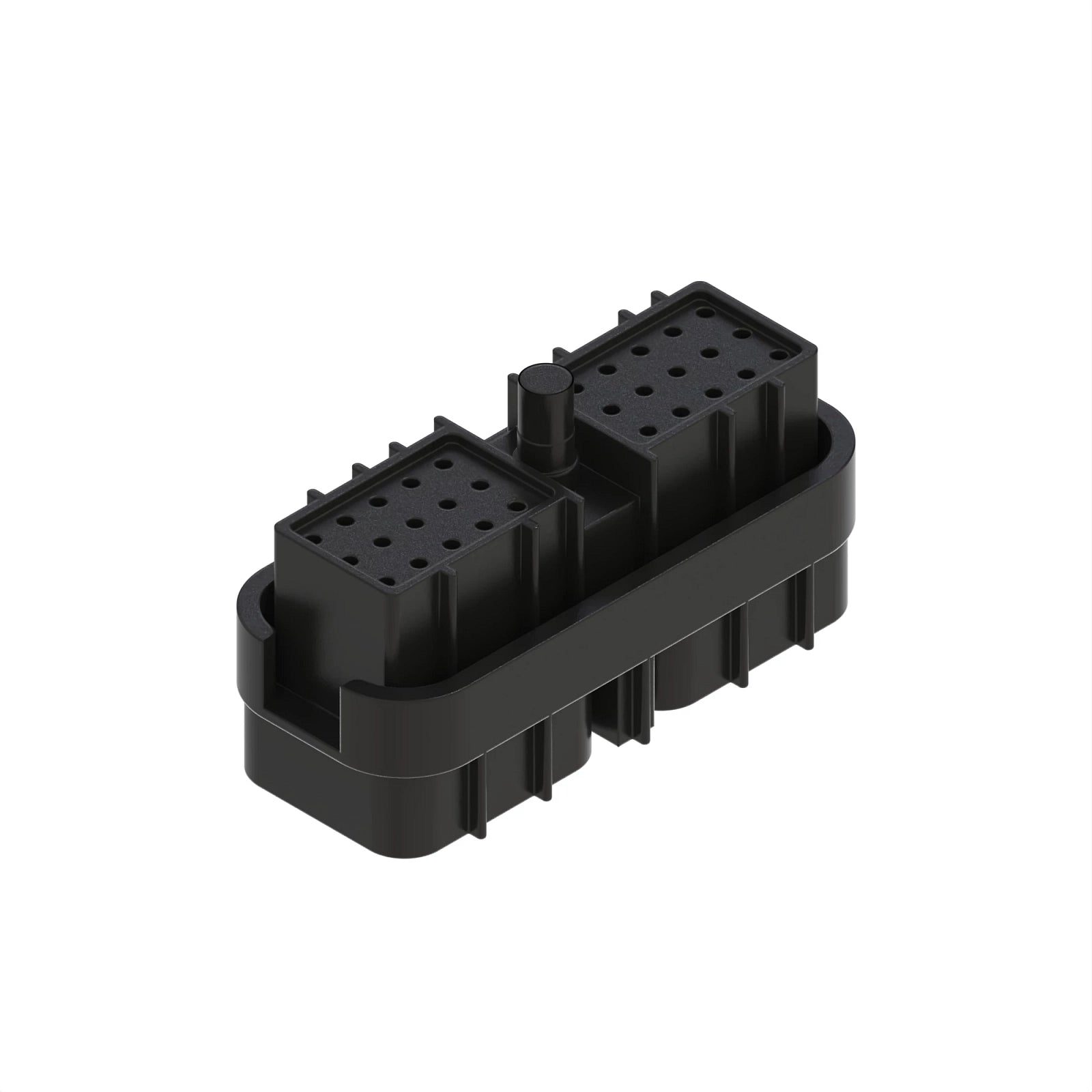 57M9168: Fits John Deere 57M9168 Gray External Electrical Connector Housing, 30 Cavities – Genuine OEM