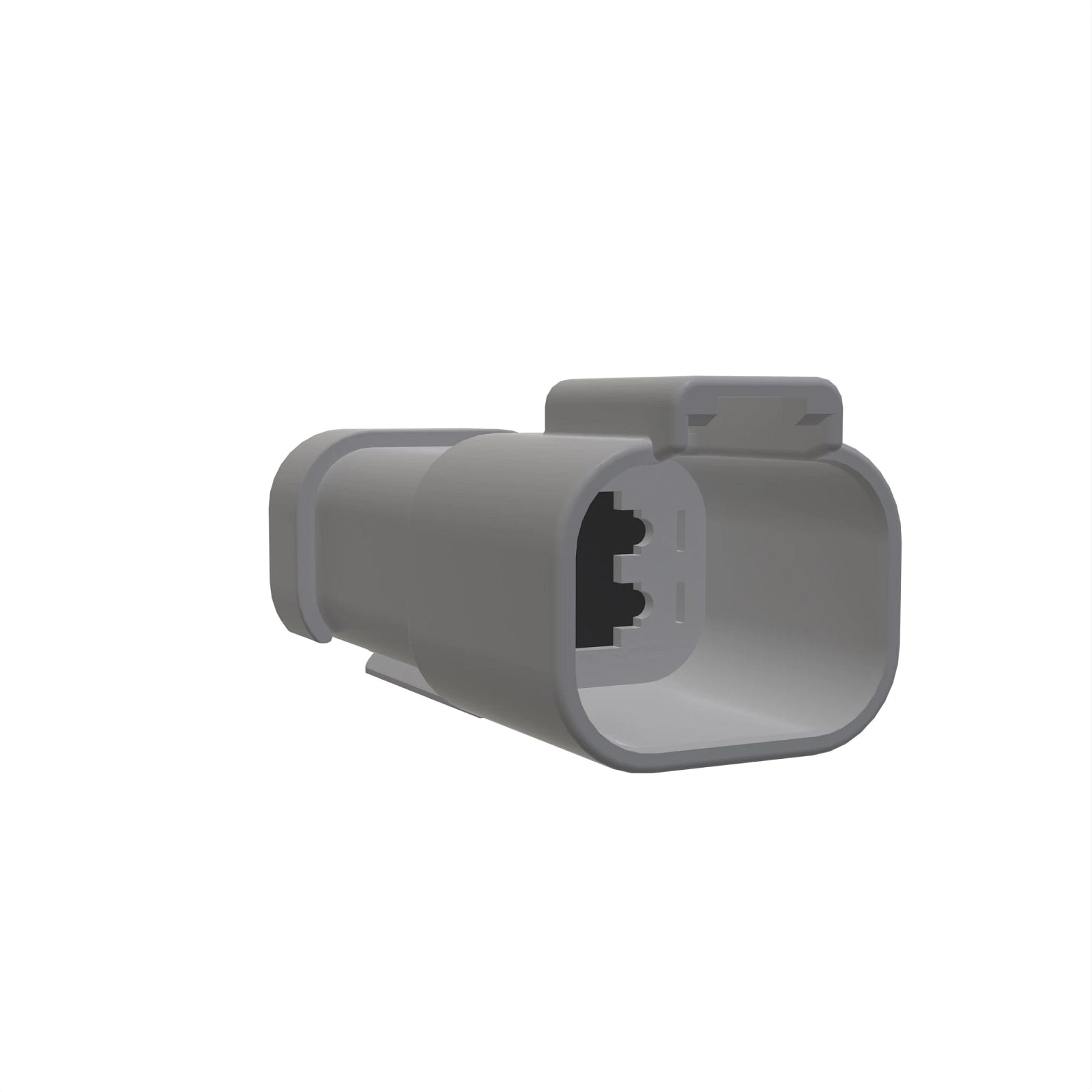 57M9372: Fits John Deere 57M9372 Gray External Electrical Connector Housing, Cavities 4 – Genuine OEM