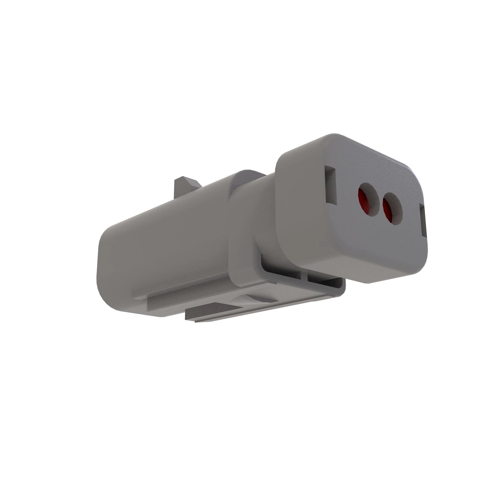 57M9731: Fits John Deere 57M9731 Gray Electrical Connector Housing, 2 Cavities – Genuine OEM