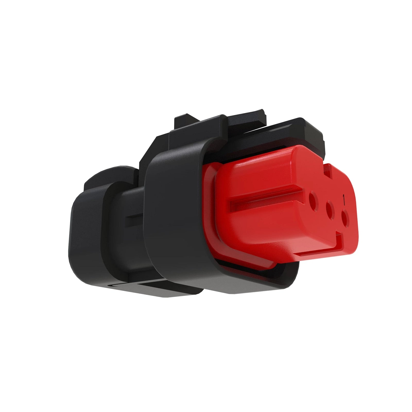 57M9734: Fits John Deere 57M9734 Red Electrical Connector Housing, 3 Cavities – Genuine OEM
