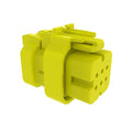 57M9752: Fits John Deere 57M9752 Yellow Electrical Connector Housing, Cavities 6 – Genuine OEM