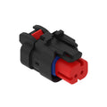 57M9772: Fits John Deere 57M9772 Red Electrical Connector Housing, 2 Cavities – Genuine OEM