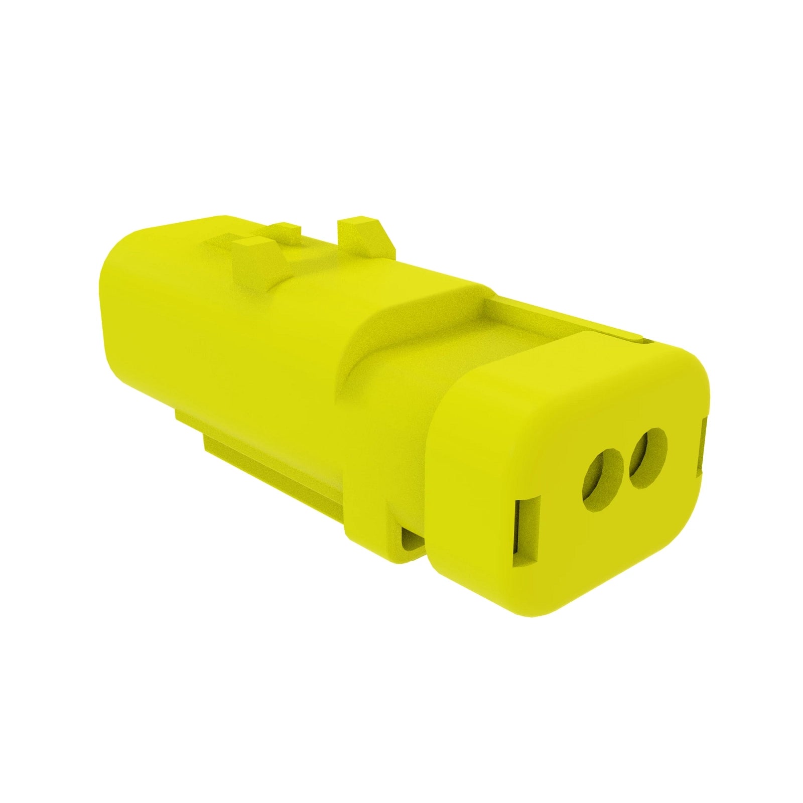 57M9778: Fits John Deere 57M9778 Yellow Electrical Connector Housing, Cavities 2 – Genuine OEM