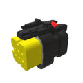 57M9788: Fits John Deere 57M9788 Yellow Electrical Connector Housing, 6 Cavities – Genuine OEM