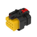57M9794: Fits John Deere 57M9794 Yellow Electrical Connector Housing, Cavities 8 – Genuine OEM