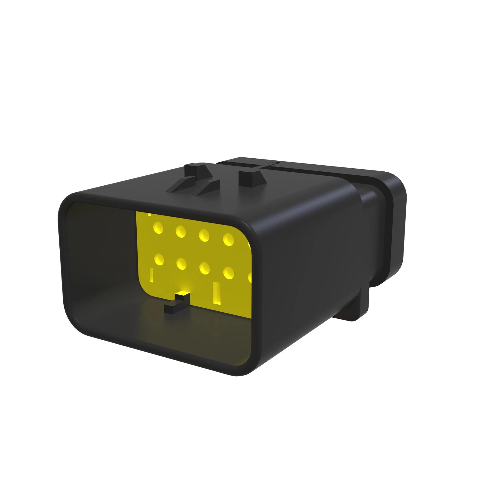 57M9825: Fits John Deere 57M9825 Yellow Electrical Connector Housing, 12 Cavities – Genuine OEM