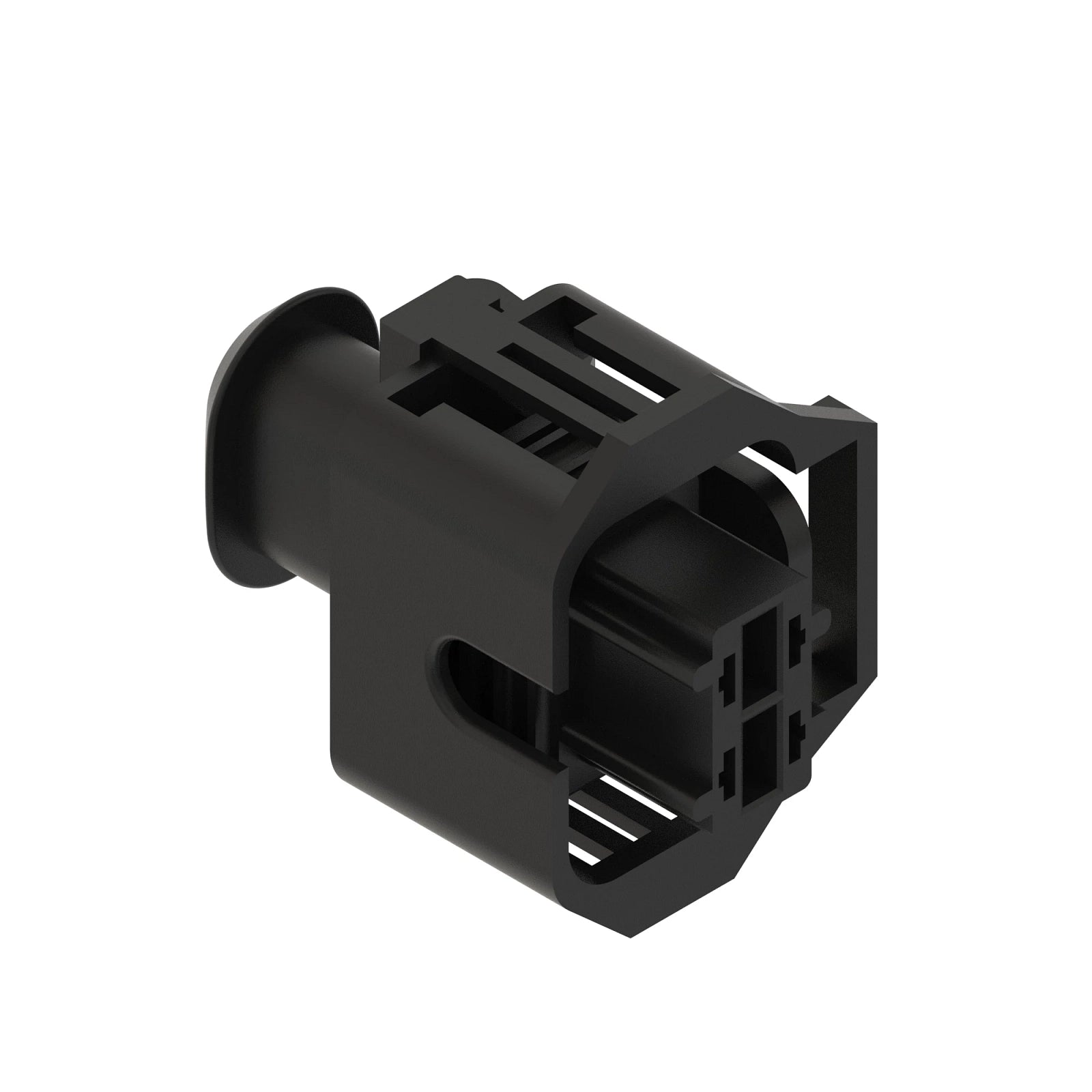 57M9828: Fits John Deere 57M9828 Black Electrical Connector Housing, 2 Cavities – Genuine OEM