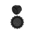 57M9867: Fits John Deere 57M9867 Black External Electrical Connector Housing, Cavities 16 – Genuine OEM