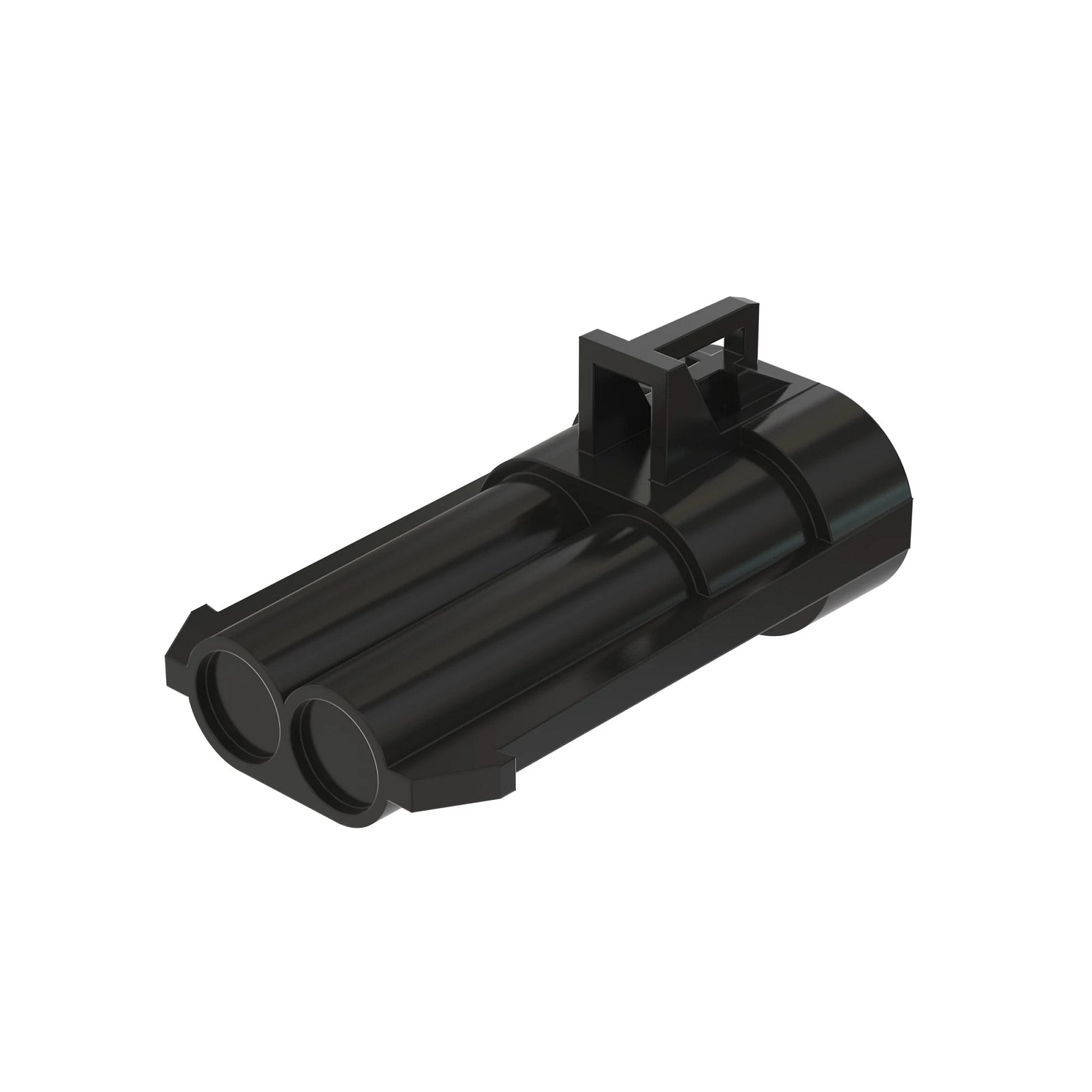 57M9960: Fits John Deere 57M9960 Black Internal Electrical Connector Housing, 2 Cavities – Genuine OEM
