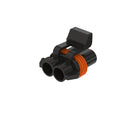 57M9961: Fits John Deere 57M9961 Black External Electrical Connector Housing, 2 Cavities – Genuine OEM