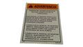 For CNHi Decal Part # 353241A1
