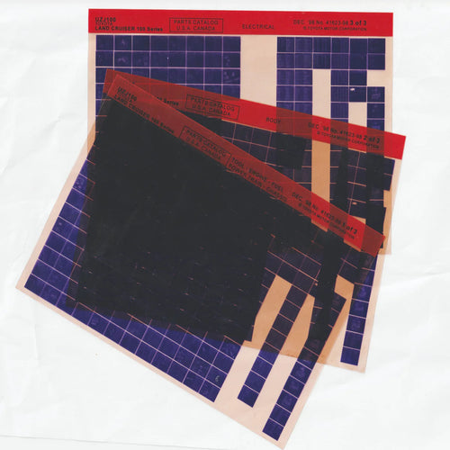 1998-1999 Fits Toyota Landcruiser "UZJ100" Parts Microfiche December 1998