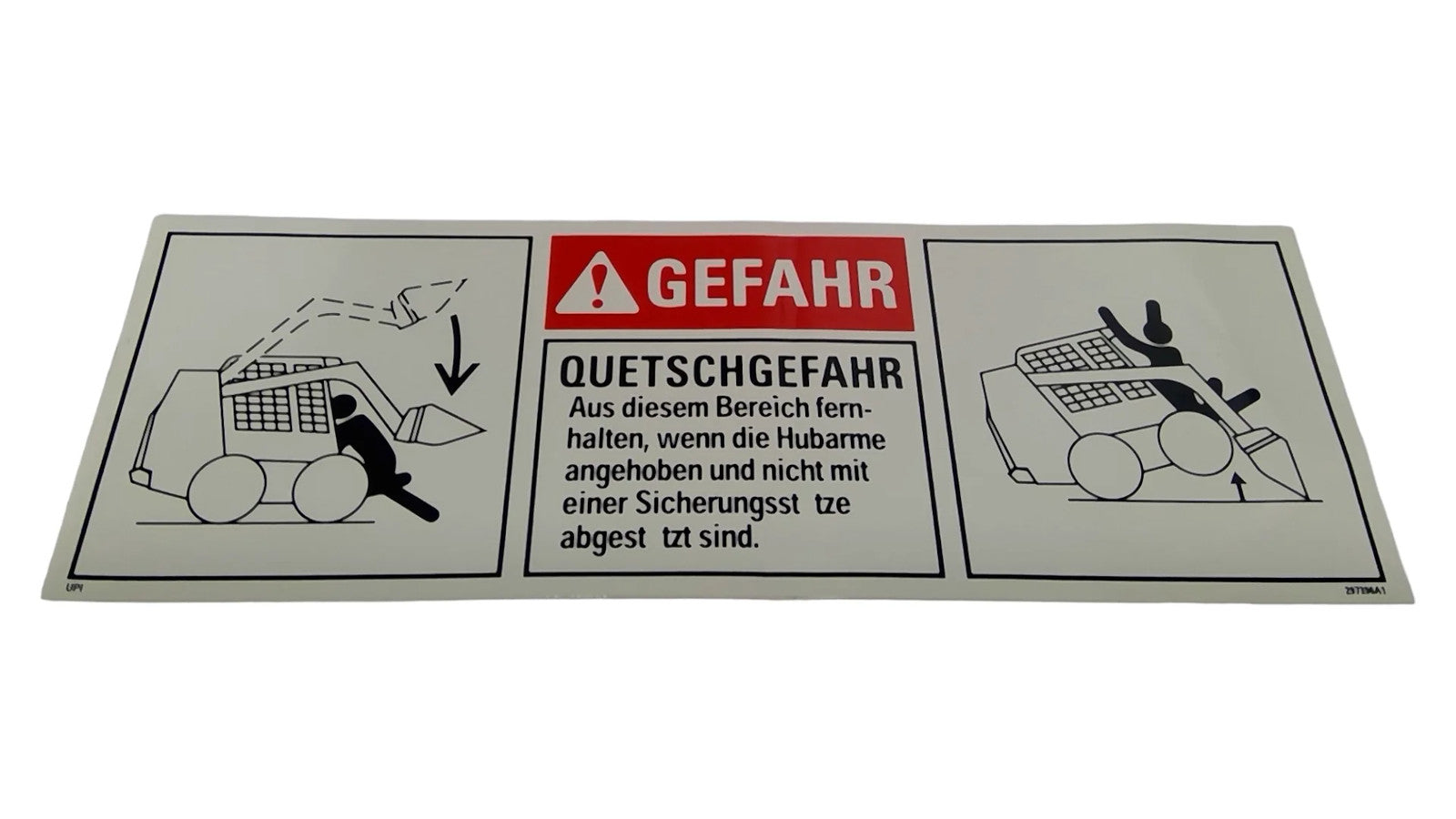 For CNHi Decal Part # 297396A1