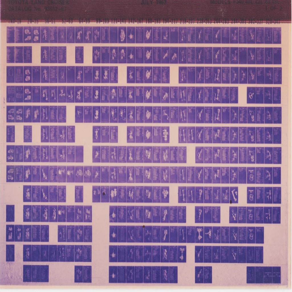 New Fits Toyota Landcruiser "FJ40L-V" Parts Microfiche Slides September 1967