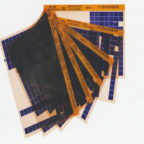 1987-1988 Fits Toyota Corolla "AE92, AE95" Parts Microfiche Slides August 1988