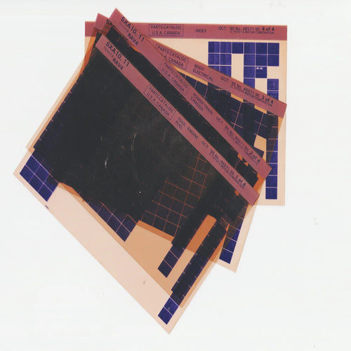 1994-1996 Fits Toyota RAV4 (SXA10, 11) Parts Microfiche Slides October 1995