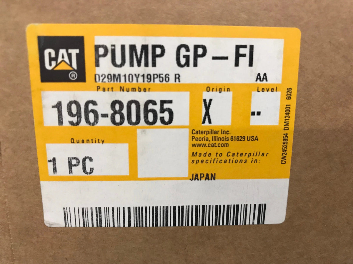 For Caterpillar Pump Gp Fi Part # 1968065
