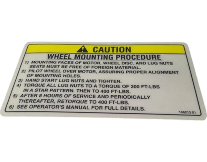 For AGCO Decal Caution Part # AG146213
