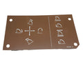 For Caterpillar Plate Inst Part # 6V7404