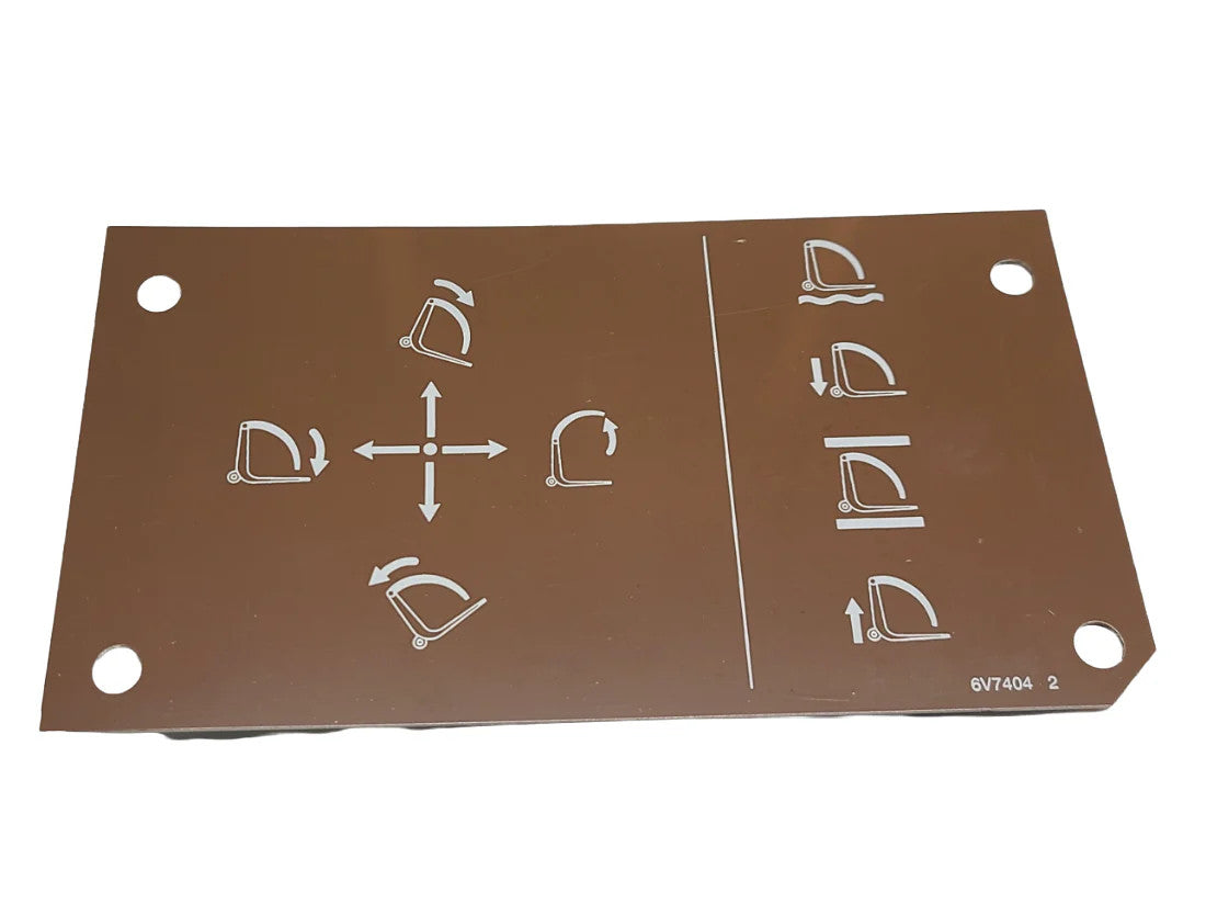 For Caterpillar Plate Inst Part # 6V7404