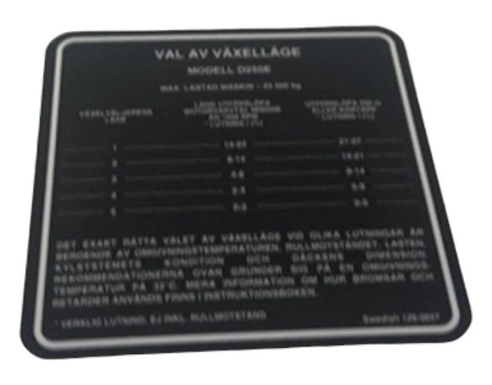 For Caterpillar Europe Film Part # 1260657
