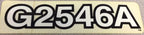New Old Stock Decal #118 Model "G2546A" Part # 70060-01429 For Kubota Tractors