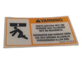 New Old Stock Film Warning Part # 1751278 For Caterpillar