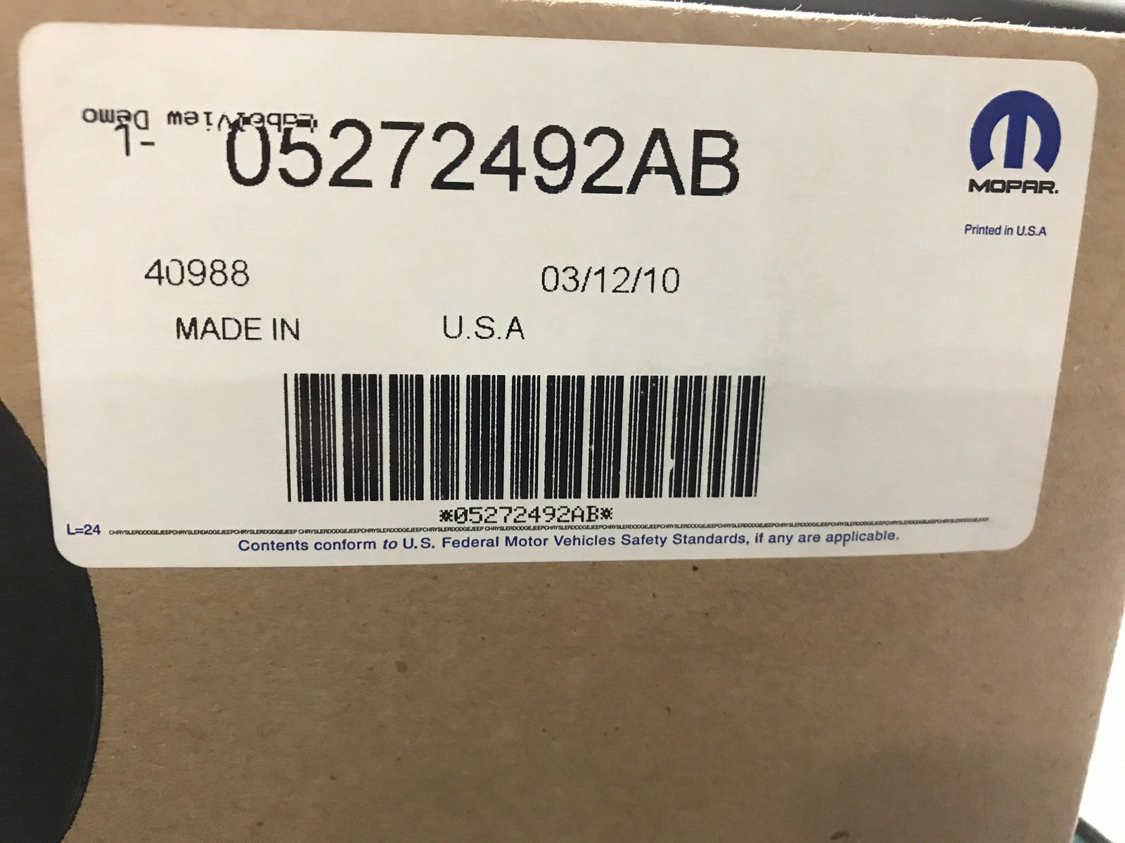 For Mopar Front Knuckle Part # 5272492AB