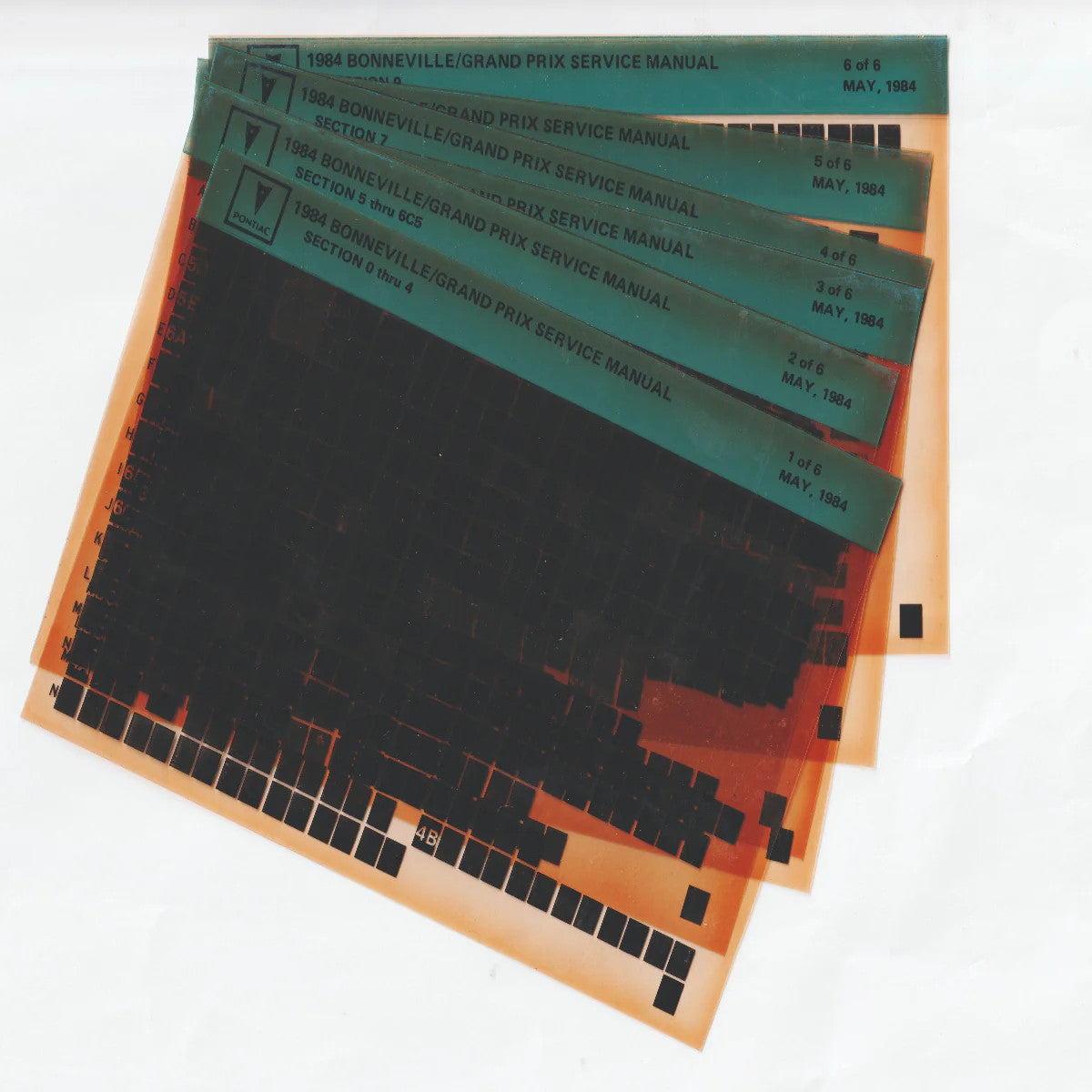 1984 Pontiac Bonneville, Grand Prix Workshop Manual Microfiche