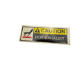 New Old Stock Decal Hot Exhaust Part # 70050-01375 For Kubota Tractors