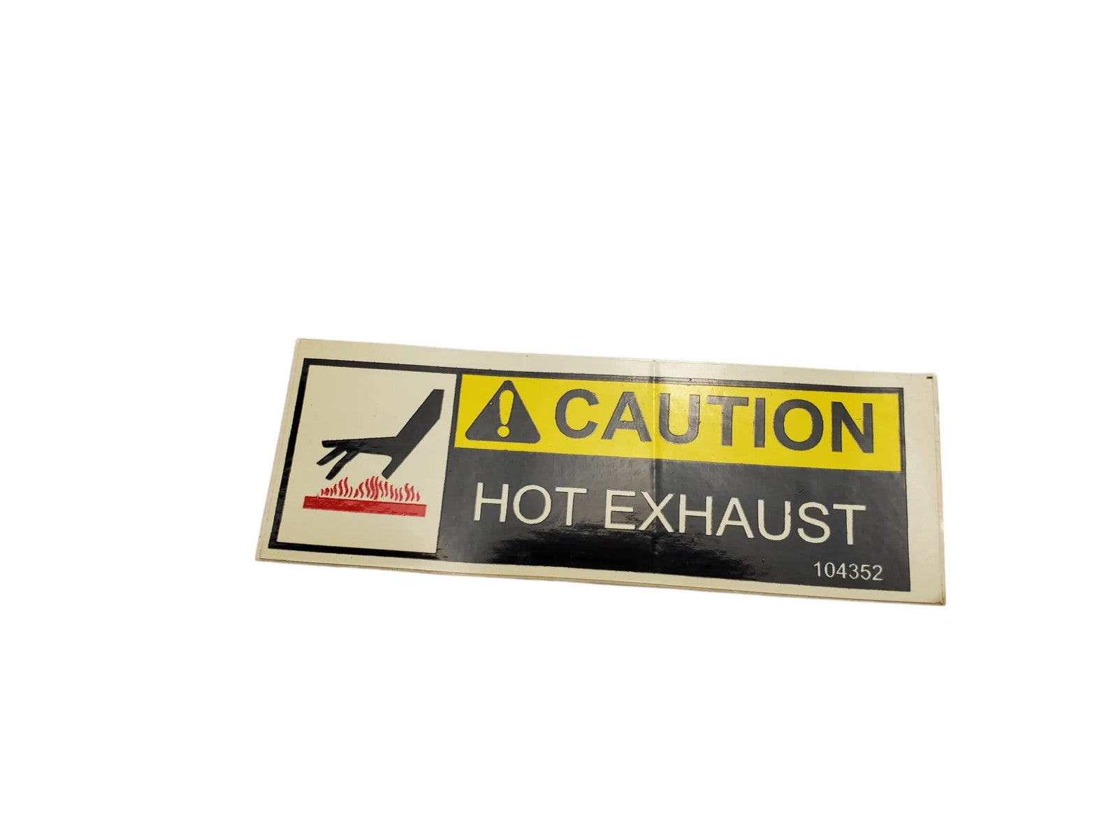 New Old Stock Decal Hot Exhaust Part # 70050-01375 For Kubota Tractors