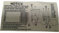 For Caterpillar Film Notice Part # 7X3291