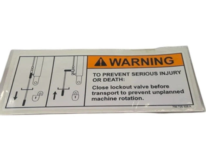 For AGCO Decal Part # 700725928