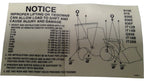 New Old Stock Film Notice Part # 7X3291 For Caterpillar