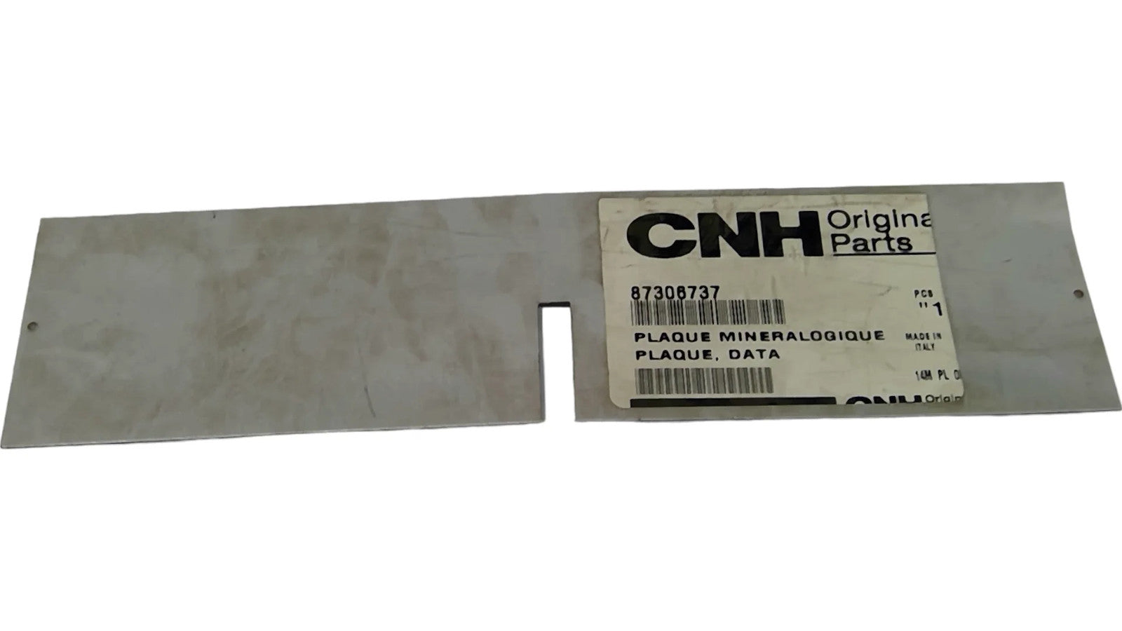 For CNHi Plate Data Part # 87306737