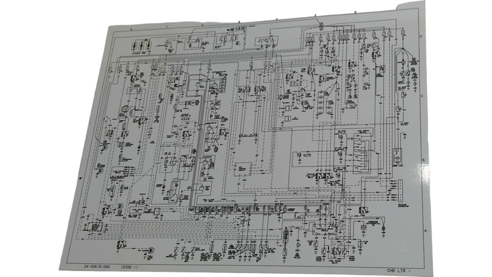New Old Stock Card Wiring Schem Fln Part # 24-00615-000 For Daimler Trucking