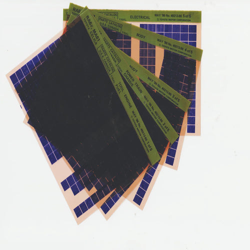 1993-1997 Fits Toyota Supra (JZA80) Parts Microfiche Slides December 1996