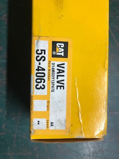 For Caterpillar Valve Part # 5S4063