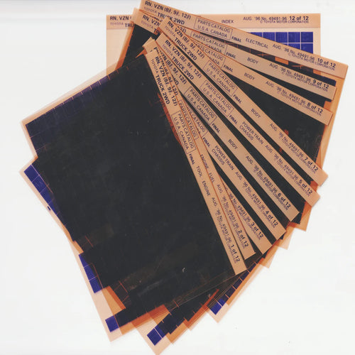 1988-1997 Fits Toyota Hilux/Pickup (RN, VZN) Parts Microfiche Slides August 1996