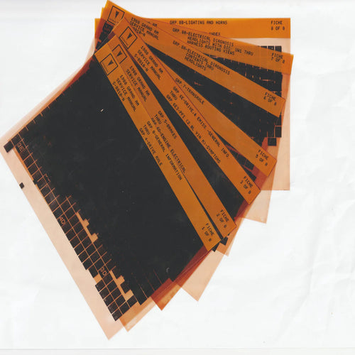 1988 Pontiac Grand Am Workshop Service Repair Manual Microfiche Slides