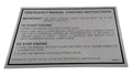 For Caterpillar Plate-inst Part # 5N8700