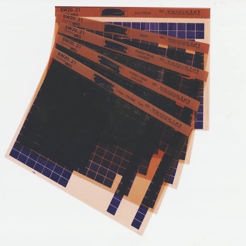 1989-1999 Fits Toyota MR2 "SW20, SW21" Parts Microfiche Slides December 1994