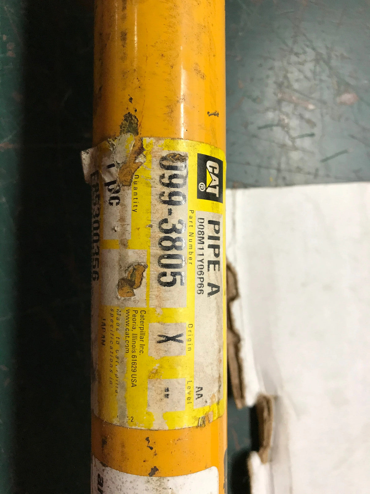 For Caterpillar Pipe Part # 0993805