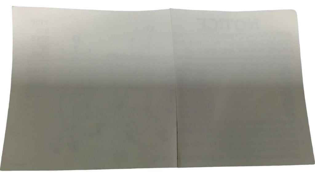 New Old Stock Film Notice Part # 7X3291 For Caterpillar